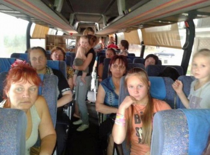 Беженцы с Луганска